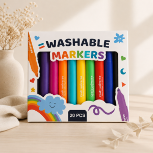 Uitwasbare stiften 20-delig voor herinkleurbare placemats van Create by Lizzy.