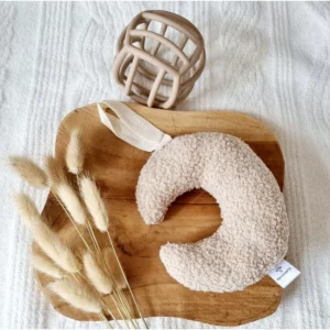 Speenclip teddy maan beige voor baby